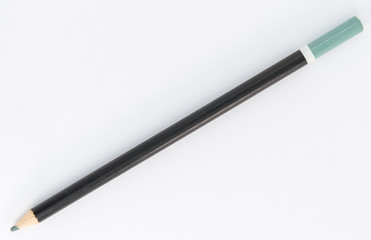 A wooden pencil that paints in gray