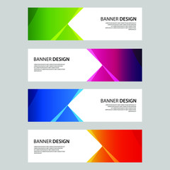 Vector Abstract design banner web template