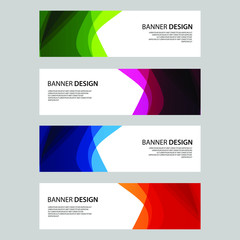 Fototapeta premium Vector Abstract design banner web template