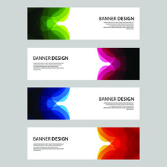Vector Abstract design banner web template
