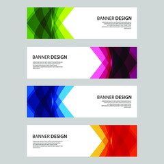 Fototapeta premium Vector Abstract design banner web template