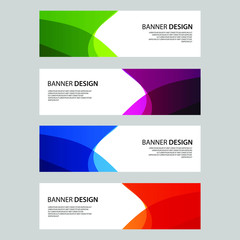 Vector Abstract design banner web template