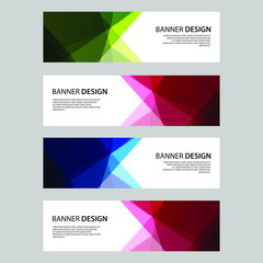 Vector Abstract design banner web template