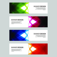 Vector Abstract design banner web template