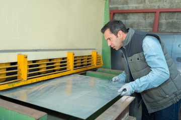 portrait of a metal worker