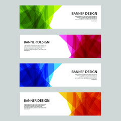 Vector Abstract design banner web template