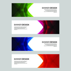Vector Abstract design banner web template