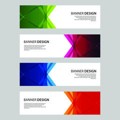 Vector Abstract design banner web template