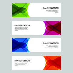 Vector Abstract design banner web template