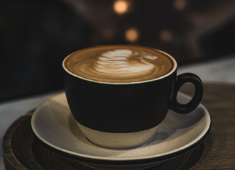 Almond milk cappuccino