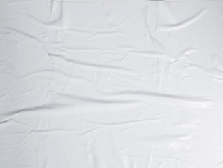 White Glued Paper Texture with Creases Surface Grunge Effect