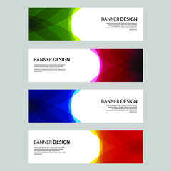 Vector Abstract design banner web template