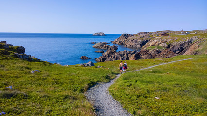 Cape Bonavista, Newfoundland rocky coastline.
