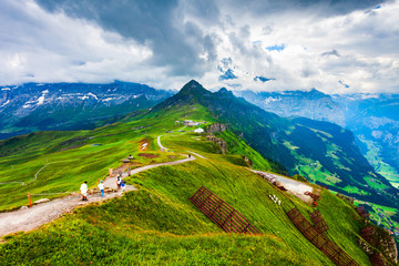 Fototapeta premium Lauterbrunnen valley, Bernese Oberland, Switzerland