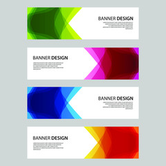 Vector Abstract design banner web template