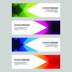 Vector Abstract design banner web template