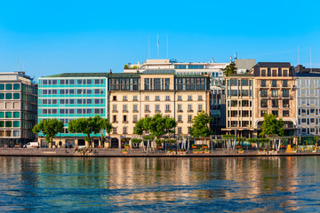 Geneva panoramic view in Switzerland