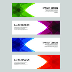 Vector Abstract design banner web template