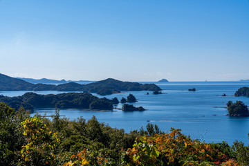 Obraz premium [長崎県]九十九島の風景（船越展望台）