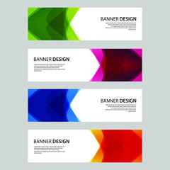 Fototapeta premium Vector Abstract design banner web template