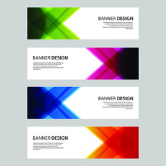 Vector Abstract design banner web template