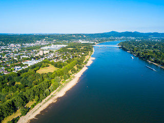 Bonn aerial panoramic view, Germany