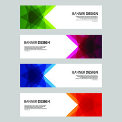 Fototapeta premium Vector Abstract design banner web template