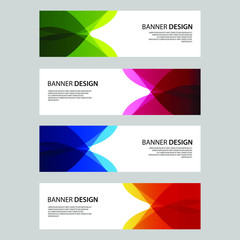 Fototapeta premium Vector Abstract design banner web template