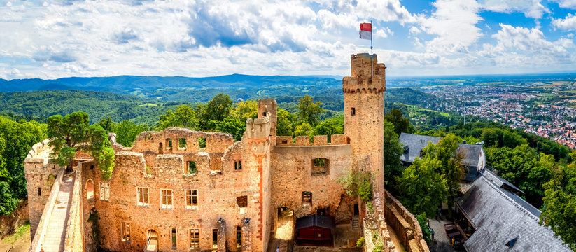 Auerbacher Schloss, Bensheim, Hessische Bergstrasse / Odenwald, Deutschland