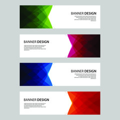 Vector Abstract design banner web template