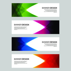 Vector Abstract design banner web template