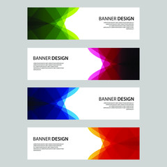 Vector Abstract design banner web template