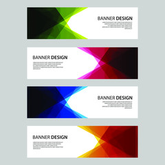 Vector Abstract design banner web template