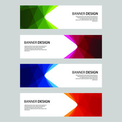 Vector Abstract design banner web template