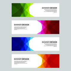 Fototapeta premium Vector Abstract design banner web template
