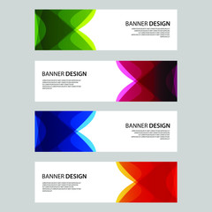 Vector Abstract design banner web template