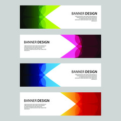 Vector Abstract design banner web template