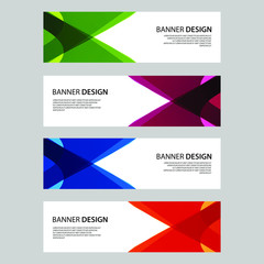 Vector Abstract design banner web template