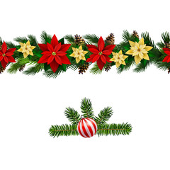 Vector Christmas Border decoration collection