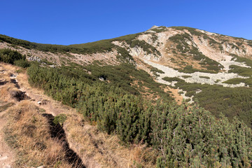 Landscape with Bezbog peak, Pirin Mountain, Bulgaria