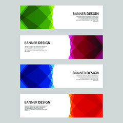 Vector Abstract design banner web template