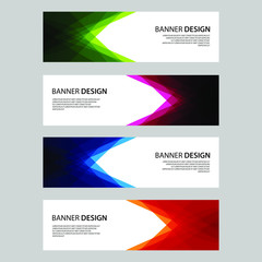 Vector Abstract design banner web template