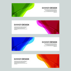 Vector Abstract design banner web template