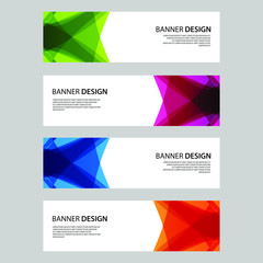Fototapeta premium Vector Abstract design banner web template
