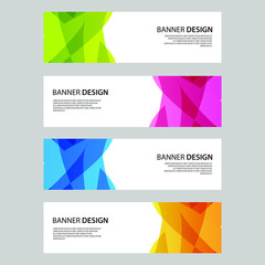 Vector Abstract design banner web template