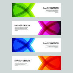 Vector Abstract design banner web template
