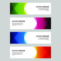 Fototapeta premium Vector Abstract design banner web template