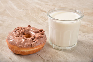Donut and milk