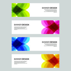 Fototapeta premium Vector Abstract design banner web template