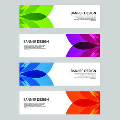 Vector Abstract design banner web template